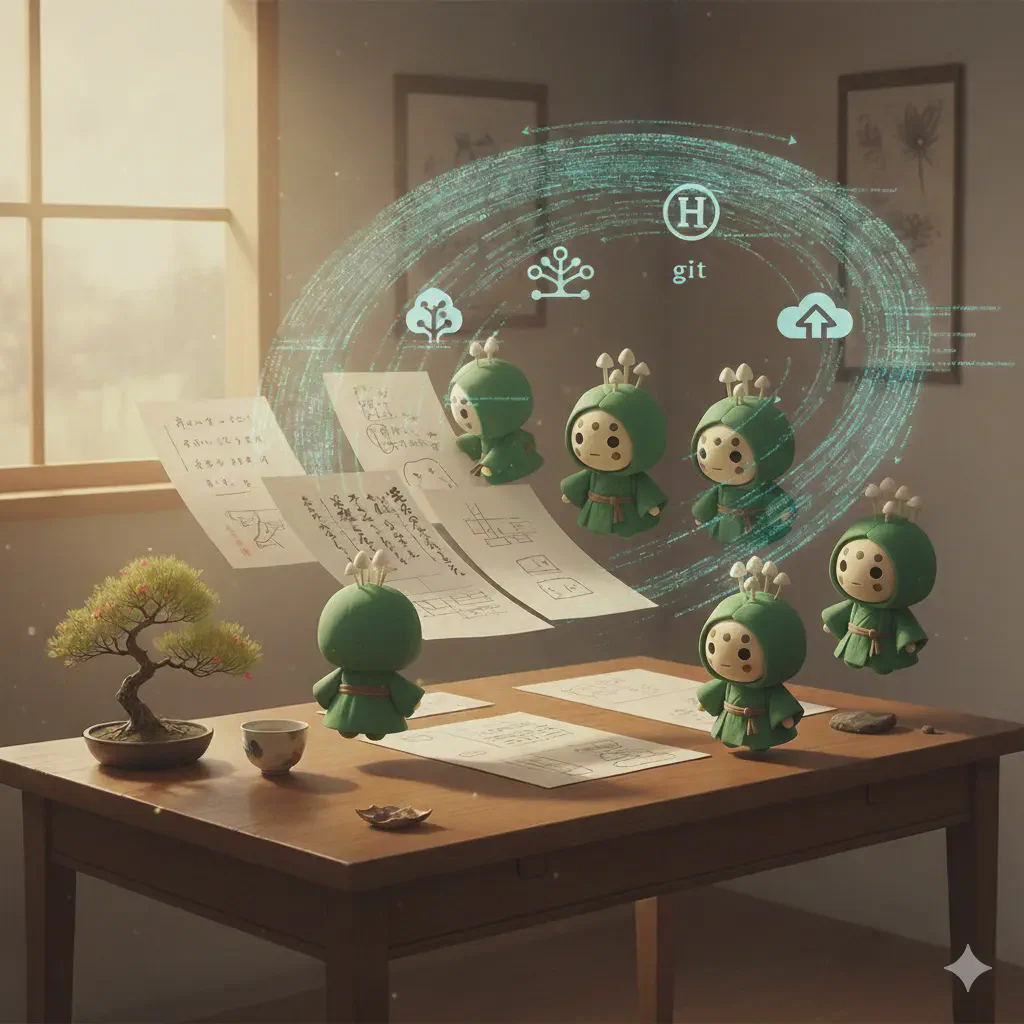 記事生成フローの抽象図