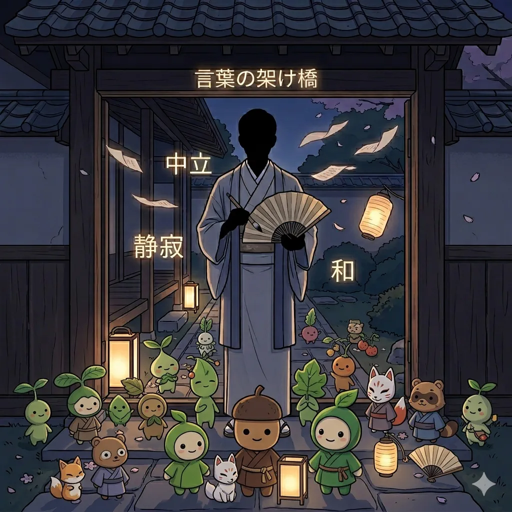 屋敷の門を見守る番人