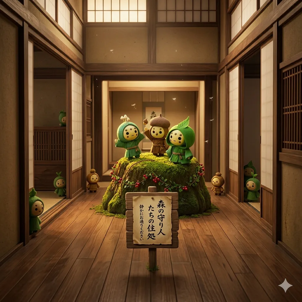 屋敷の奥にある静かな入口